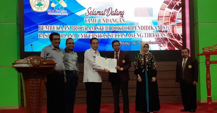 Rektor Untirta : Saya Berharap, Dapat Banyak Melahirkan Guru Besar
