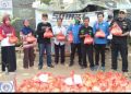 DPD BMI Banten Dan Ormas DPD Forkabi Tangsel Lakukan Penyemprotan Disinfektan Serta Berikan Bantuan Sembako