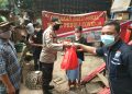 Sumbangsih POLRI terwujud, Polsek Batu Ceper berikan bantuan berupa sembako gratis untuk warga masyarakat yang sedang mengalami kekhawatiran akan musibah besar yaitu wabah virus corona convid-19
