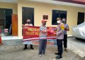 Pembagian Sembako secara gratis dari Polsek Batuceper untuk warga yang dirumahkan/PHK oleh  Perusahaan yang berdampak oleh covid-19