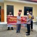 Pembagian Sembako secara gratis dari Polsek Batuceper untuk warga yang dirumahkan/PHK oleh  Perusahaan yang berdampak oleh covid-19