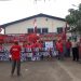 Hari Buruh Sedunia Bhabinkamtibmas AIPTU Suharno Menyaksikan Aksi serikat Buruh dan Berikan Himbauan Kamtibmas di saat Peringatan Hari Buruh Sedunia di PT. Sutra Indah Utama